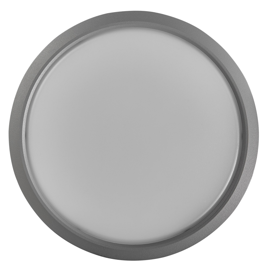 Nordlux - LED Вуличний настінний світильник з регулюванням яскравості AVA SMART LED/9,5W/230V 2700K IP54 сірий
