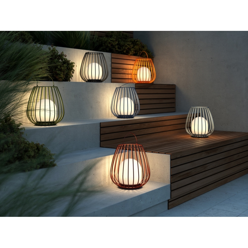Nordlux - Світильник переносний зовнішній світлодіодний димований JIM TO-GO LED/3W/3,7V IP54 5000 mAh чорний