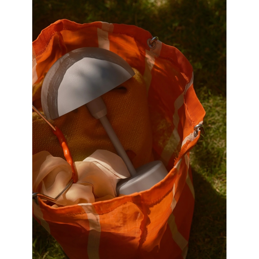 Nordlux - LED з регулюванням яскравості, перезаряджувана настільна лампа для зовнішнього використання ELLEN LED/2,8W/3,7V 2200 mAh IP44 сіра