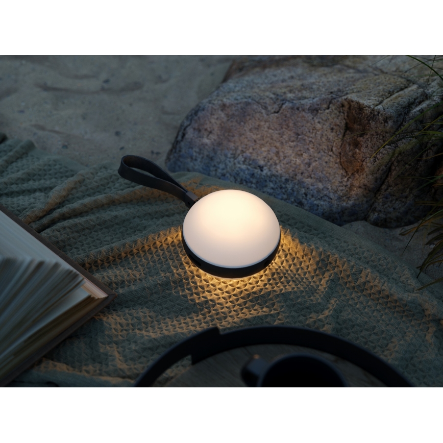Nordlux - LED з регулюванням яскравості вуличний портативний світильник BRING TO-GO LED/1W/3,7V IP54 чорний