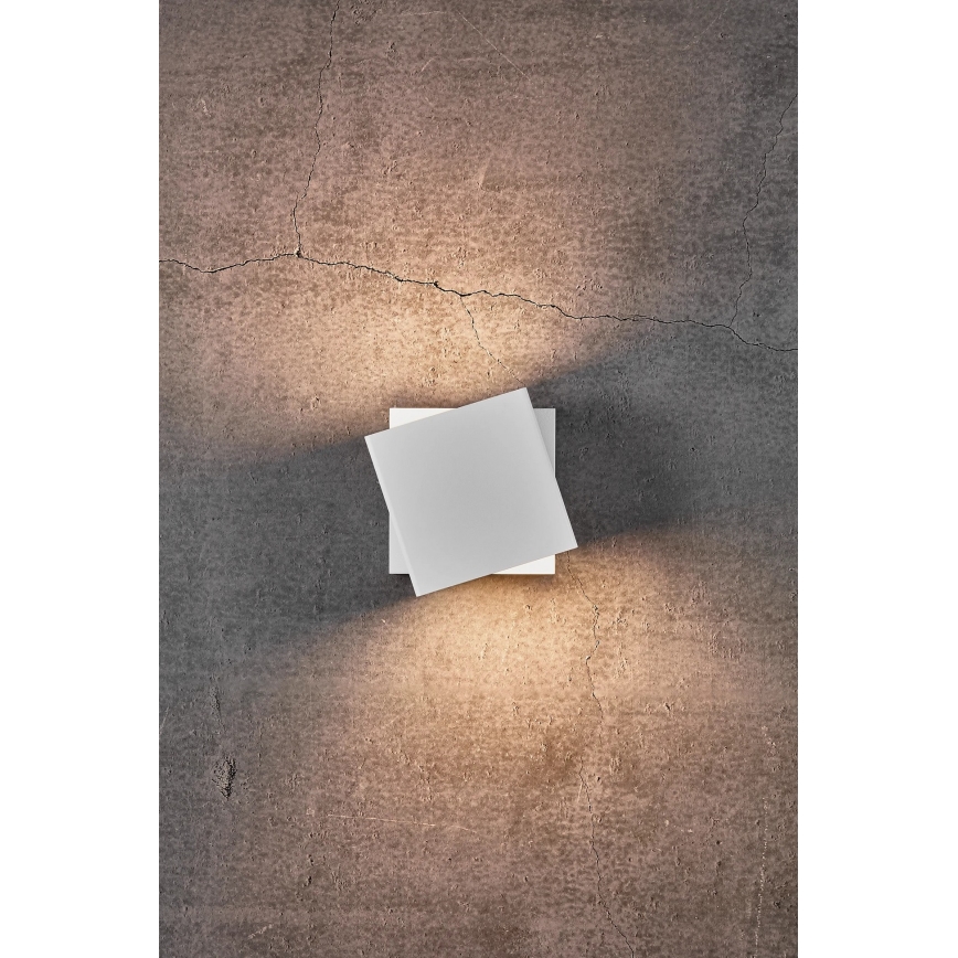 Nordlux - LED димований зовнішній настінний світильник TURN LED/13,8W/230V IP54 білий