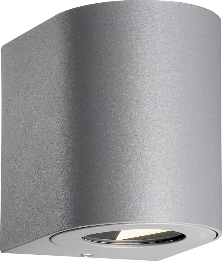 Nordlux - LED Зовнішній настінний світильник CANTO 2xLED/5,5W/230V IP44 сірий