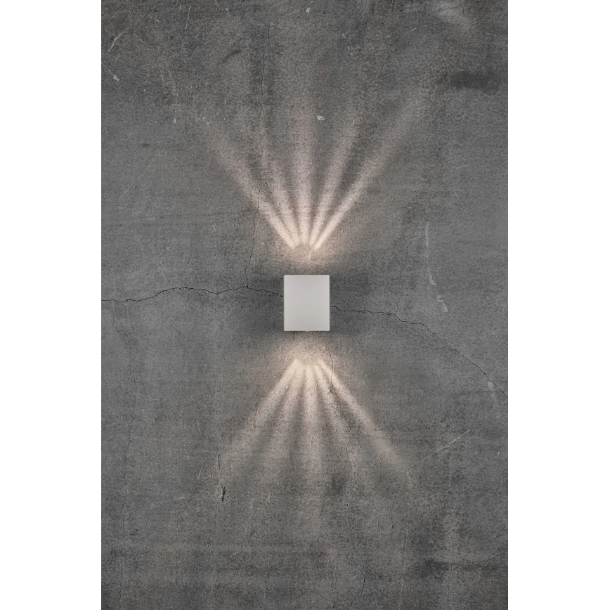 Nordlux - LED зовнішній настінний світильник CANTO 2xLED/6W/230V IP44 білий