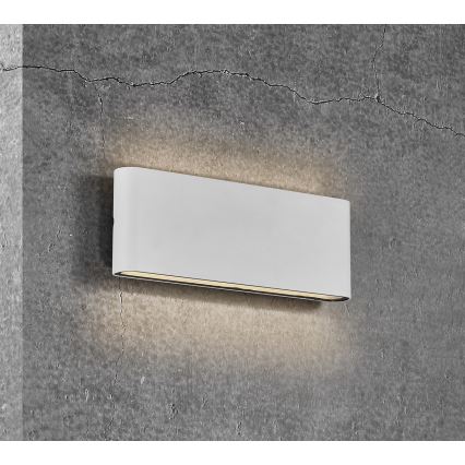 Nordlux - LED зовнішній настінний світильник KINVER LED/10 Вт/230 В IP54 білий
