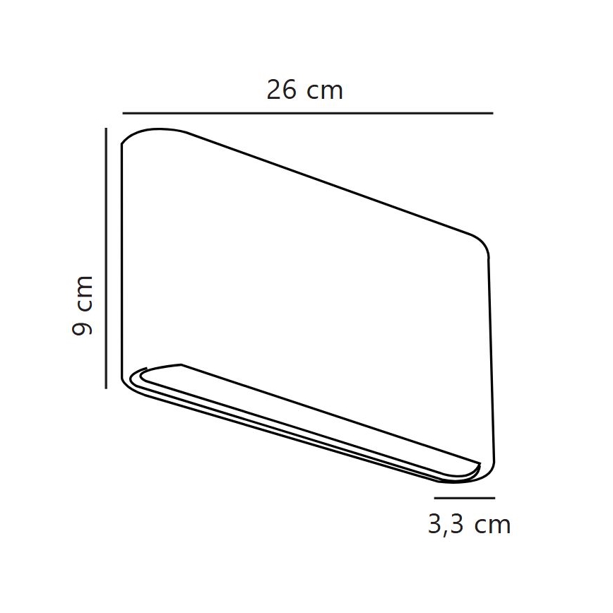 Nordlux - LED зовнішній настінний світильник KINVER LED/10 Вт/230 В IP54 білий
