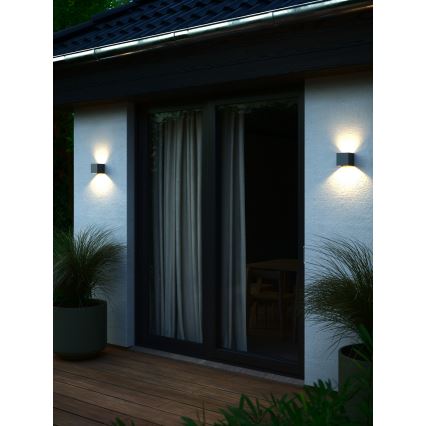 Nordlux - LED зовнішній настінний світильник MILDA LED/4,9Вт/230В IP44 антрацит