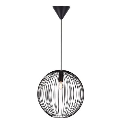 Nordlux - Люстра на тросе BERONI 1xE27/60W/230V чёрная