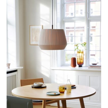 Nordlux - Люстра на тросе DICTE 1xE27/60W/230V, диаметр 40 см, бежевого цвета