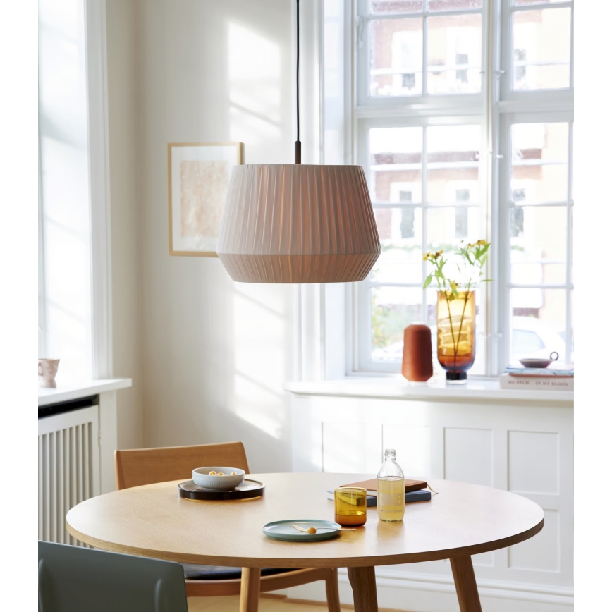Nordlux - Люстра на тросе DICTE 1xE27/60W/230V, диаметр 40 см, бежевого цвета