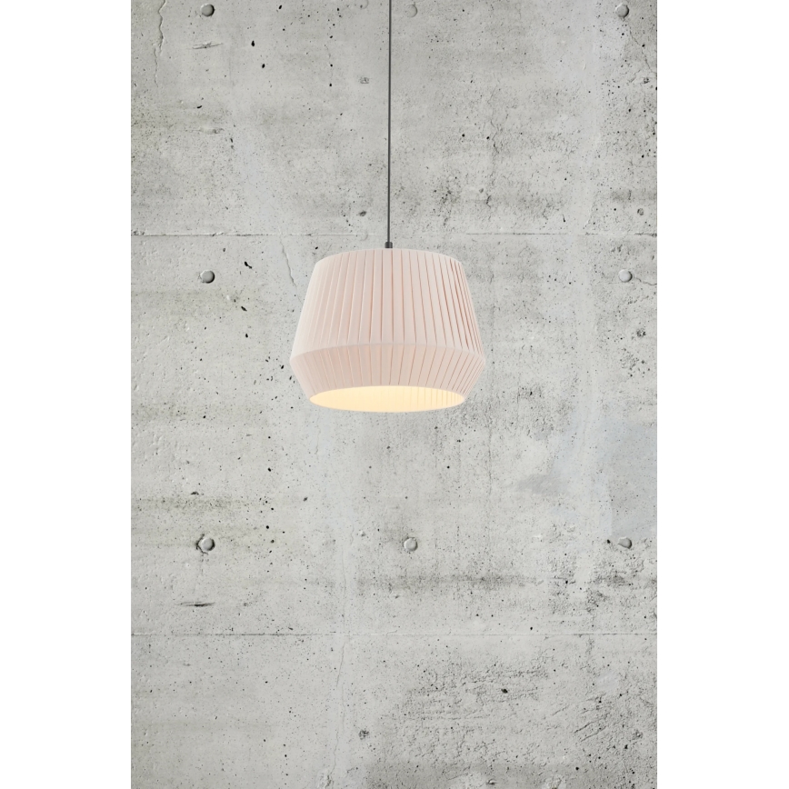 Nordlux - Люстра на тросе DICTE 1xE27/60W/230V, диаметр 40 см, бежевого цвета