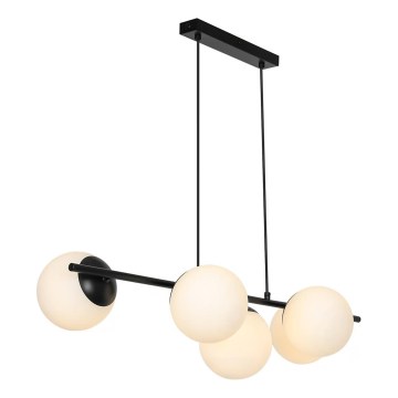 Nordlux - Люстра на тросе LILLY 5xE14/10W/230V чёрная
