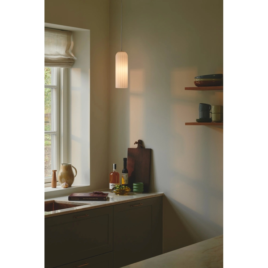 Nordlux - Люстра на тросе MIELLA 1xE27/25W/230V белая
