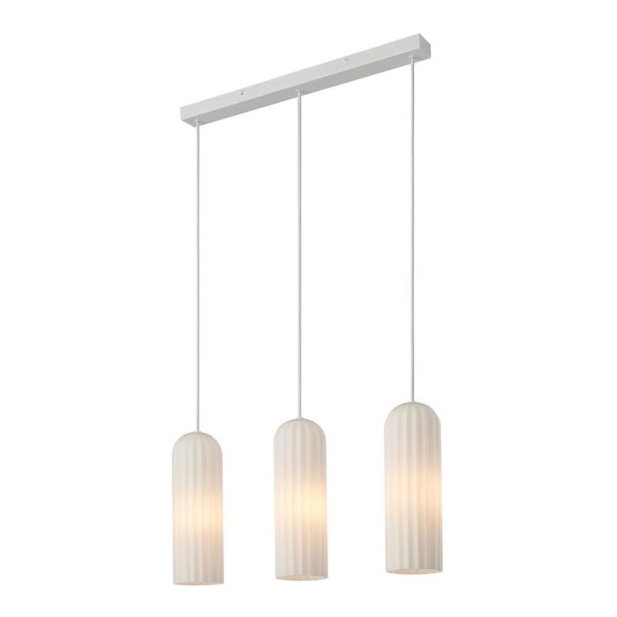 Nordlux - Люстра на тросе MIELLA 3xE27/25W/230V белая
