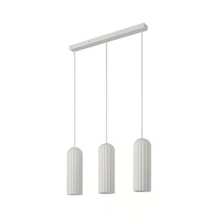 Nordlux - Люстра на тросе MIELLA 3xE27/25W/230V белая
