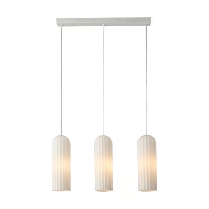 Nordlux - Люстра на тросе MIELLA 3xE27/25W/230V белая