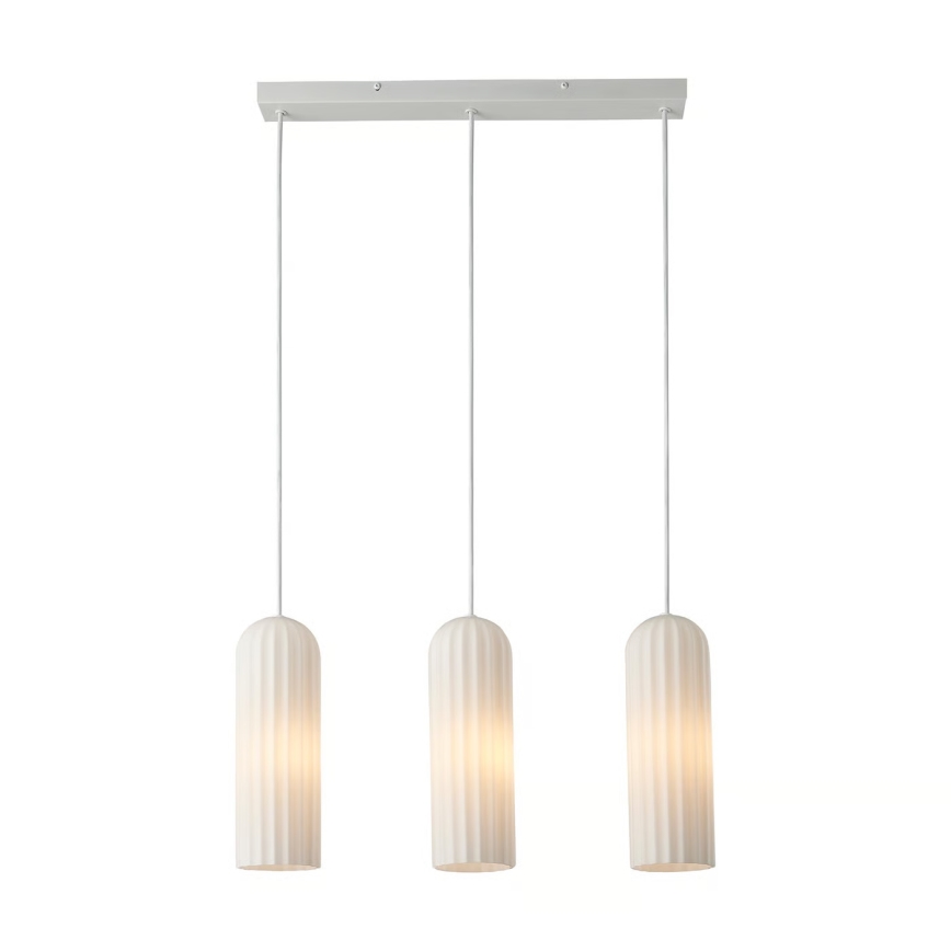 Nordlux - Люстра на тросе MIELLA 3xE27/25W/230V белая