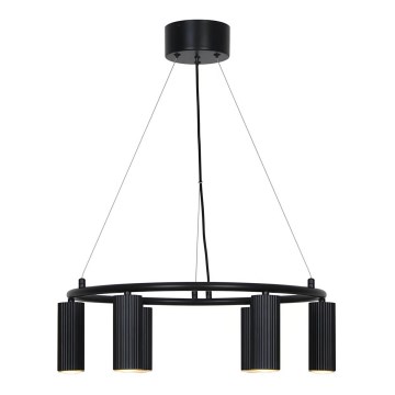 Nordlux - Люстра на тросе VICO 6xGU10/5W/230V чёрная