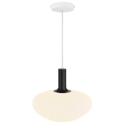 Nordlux - Люстра на тросі ALTON 1xE27/60W/230V білий/чорний/латунь