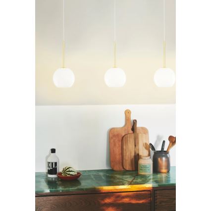 Nordlux - Люстра на тросі FRANCA 1xE14/40W/230V біла