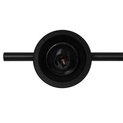 Nordlux - Люстра на тросі LILLY 5xE14/10W/230V чорна