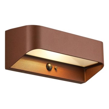 Nordlux - MARCELLIO солнечный LED‑светильник с датчиком, 5 Вт/5 В, IP54, 2200 мА·ч, коричневый