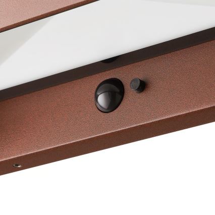 Nordlux - MARCELLIO солнечный LED‑светильник с датчиком, 5 Вт/5 В, IP54, 2200 мА·ч, коричневый