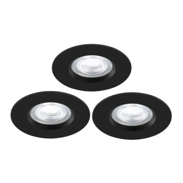 Nordlux - НАБІР 3x LED RGB Вбудований стельовий світильник для ванної з регулюванням яскравості DON SMART LED/4,7W/230V 2200-6500K IP65