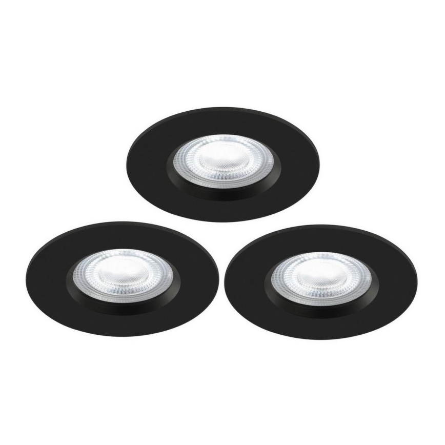 Nordlux - НАБІР 3x LED RGB Вбудований стельовий світильник для ванної з регулюванням яскравості DON SMART LED/4,7W/230V 2200-6500K IP65