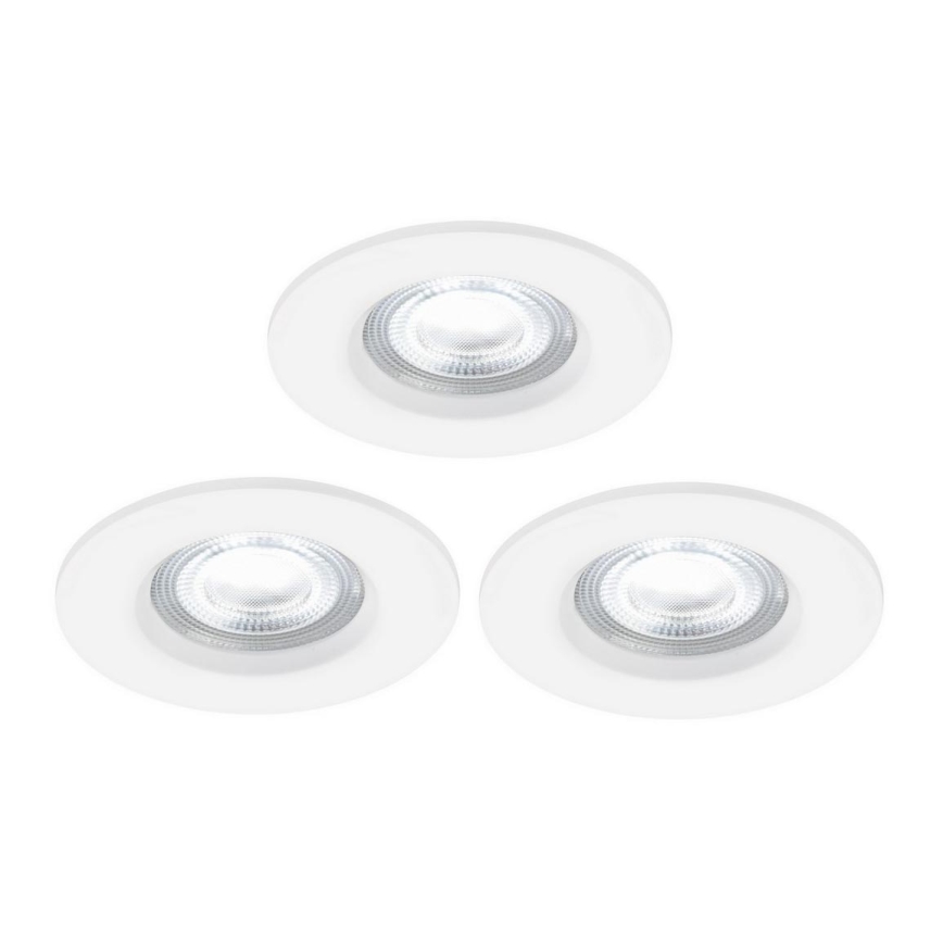 Nordlux - НАБІР 3x LED RGB Вбудований стельовий світильник для ванної з регулюванням яскравості DON SMART LED/4,7W/230V 2200-6500K IP65