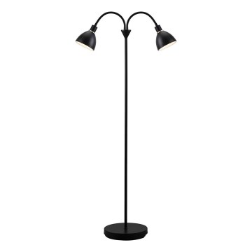 Nordlux - Напольная лампа RAY 2xE14/25W/230V черная