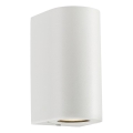 Nordlux - Наружный настенный светильник CANTO 2xGU10/28W/230V IP44 белый