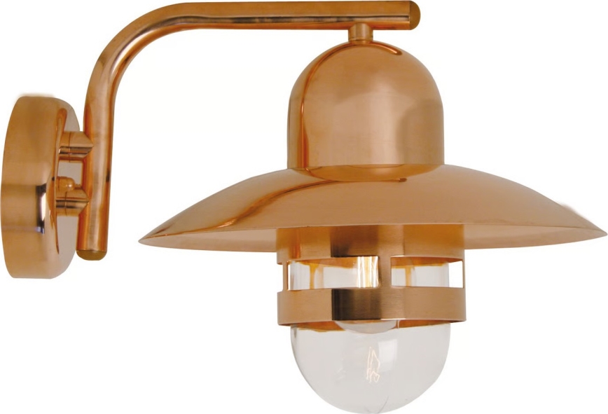 Nordlux - Наружный настенный светильник NIBE 1xE27/60W/230V IP54 медный