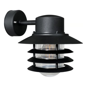 Nordlux - Наружный настенный светильник VEJERS 1xE27/60W/230V IP54 черный