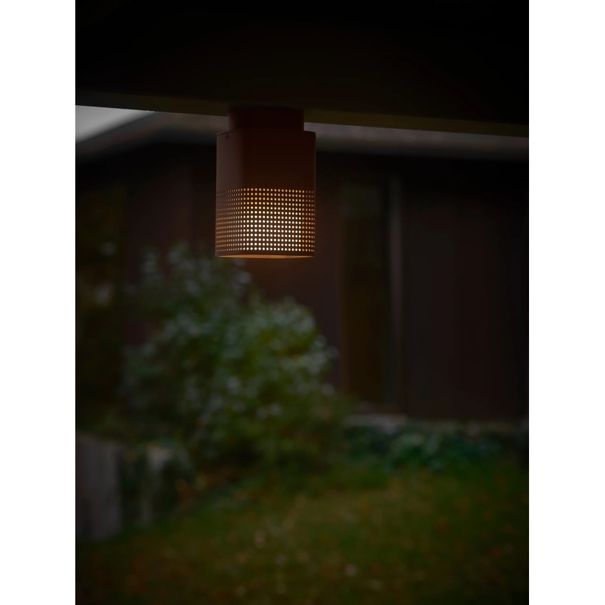 Nordlux - Наружный потолочный светильник SIDARA 1xE27/15W/230V IP54 коричневый