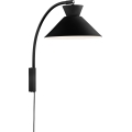 Nordlux - Настенная лампа DIAL 1xE27/40W/230V черный
