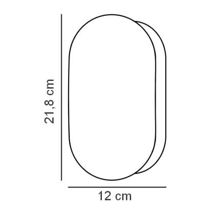 Nordlux - Настенный светильник для ванной комнаты FOAM 1xE27/55W/230V IP44 черный