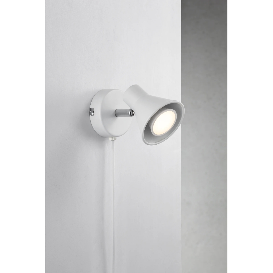 Nordlux - Настенный светильник EIK 1xGU10/35W/230V белый