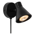 Nordlux - Настенный светильник EIK 1xGU10/35W/230V черный