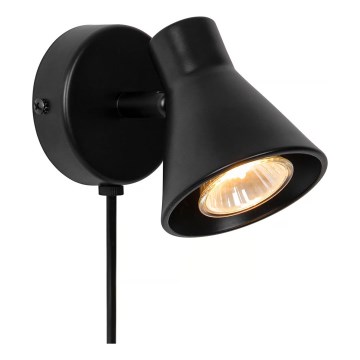 Nordlux - Настенный светильник EIK 1xGU10/35W/230V черный