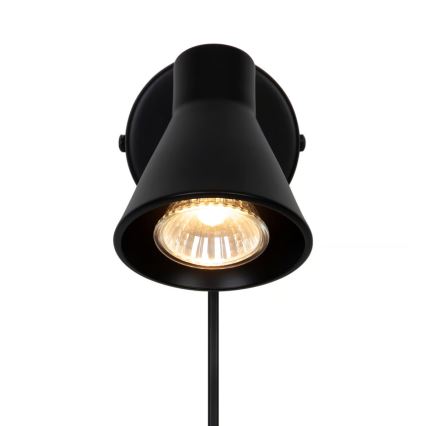 Nordlux - Настенный светильник EIK 1xGU10/35W/230V черный