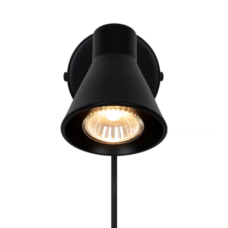Nordlux - Настенный светильник EIK 1xGU10/35W/230V черный