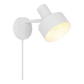 Nordlux - Настенный светильник MATIS 1xE27/15W/230V белый