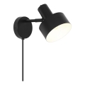 Nordlux - Настенный светильник MATIS 1xE27/15W/230V чёрный