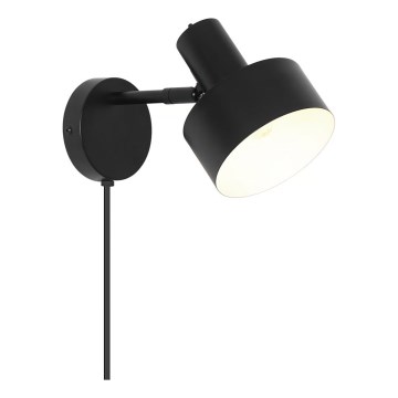 Nordlux - Настенный светильник MATIS 1xE27/15W/230V чёрный