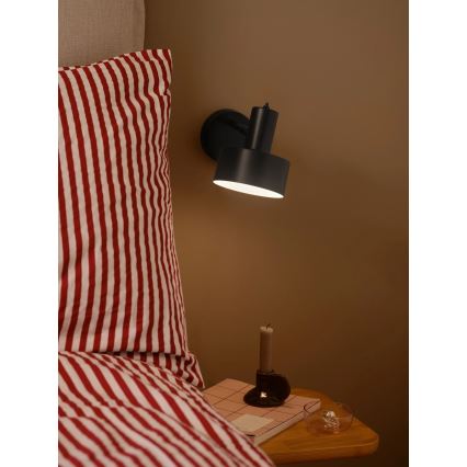 Nordlux - Настенный светильник MATIS 1xE27/15W/230V чёрный