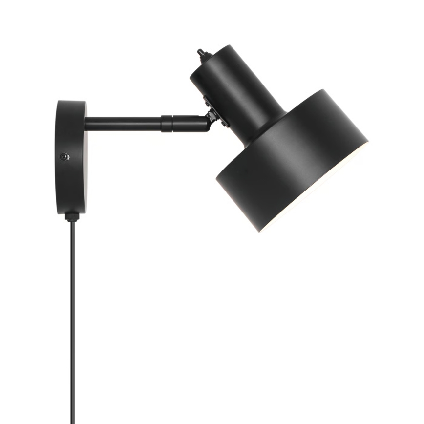 Nordlux - Настенный светильник MATIS 1xE27/15W/230V чёрный