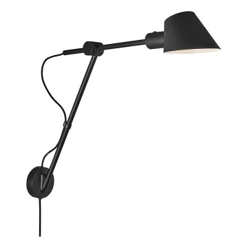 Nordlux - Настенный светильник STAY 1xE27/60W/230V černá