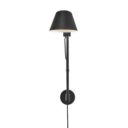 Nordlux - Настенный светильник STAY 1xE27/60W/230V černá
