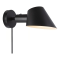 Nordlux - Настенный светильник STAY 1xE27/60W/230V черный