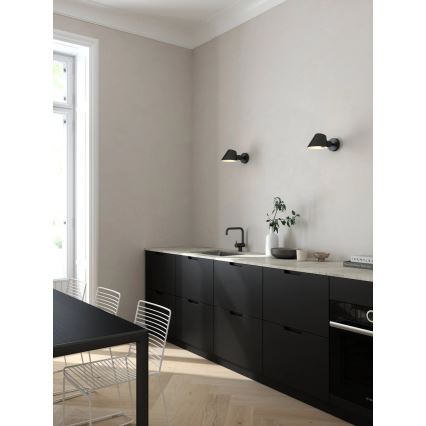 Nordlux - Настенный светильник STAY 1xE27/60W/230V черный